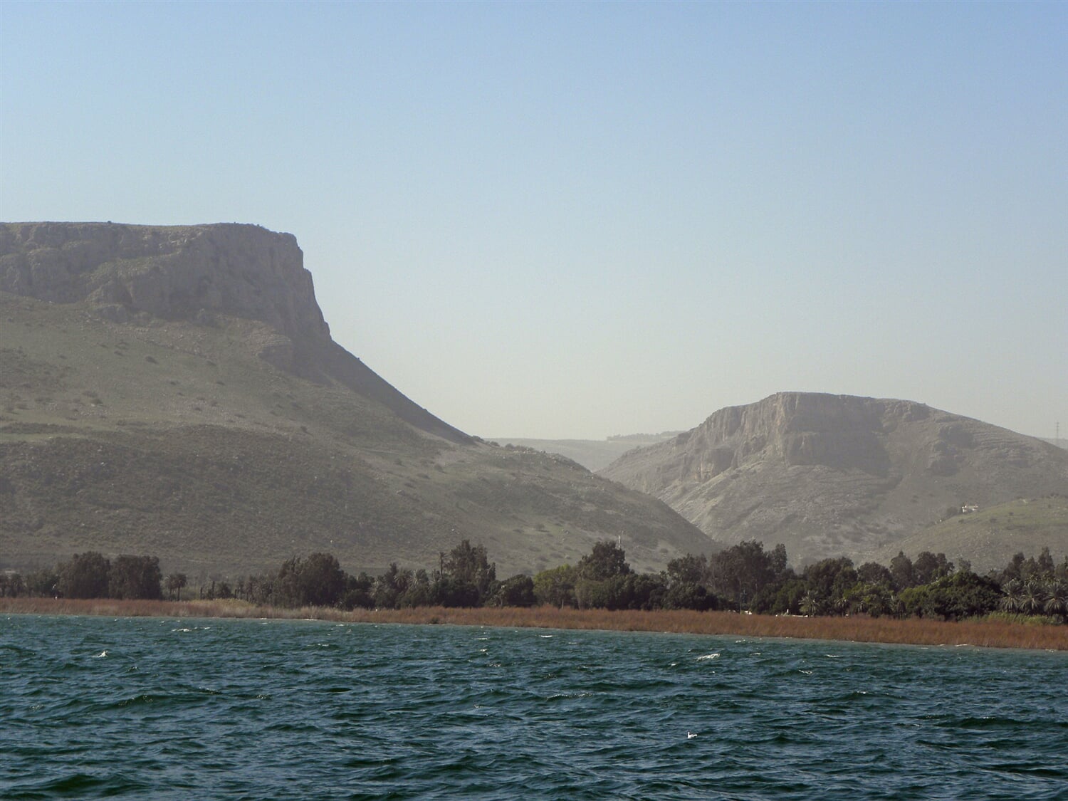 Galilejské jezero na severu Izraele